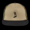 Flat Bill Snapback Trucker Cap Thumbnail