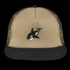 Flat Bill Snapback Trucker Cap Thumbnail