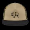Flat Bill Snapback Trucker Cap Thumbnail
