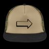 Flat Bill Snapback Trucker Cap Thumbnail
