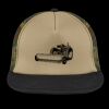 Flat Bill Snapback Trucker Cap Thumbnail