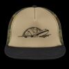 Flat Bill Snapback Trucker Cap Thumbnail