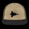Flat Bill Snapback Trucker Cap Thumbnail