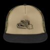 Flat Bill Snapback Trucker Cap Thumbnail