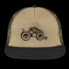 Flat Bill Snapback Trucker Cap Thumbnail