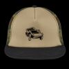 Flat Bill Snapback Trucker Cap Thumbnail
