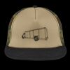 Flat Bill Snapback Trucker Cap Thumbnail