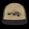 Flat Bill Snapback Trucker Cap Thumbnail