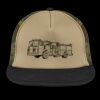 Flat Bill Snapback Trucker Cap Thumbnail