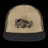 Flat Bill Snapback Trucker Cap Thumbnail