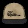 Flat Bill Snapback Trucker Cap Thumbnail
